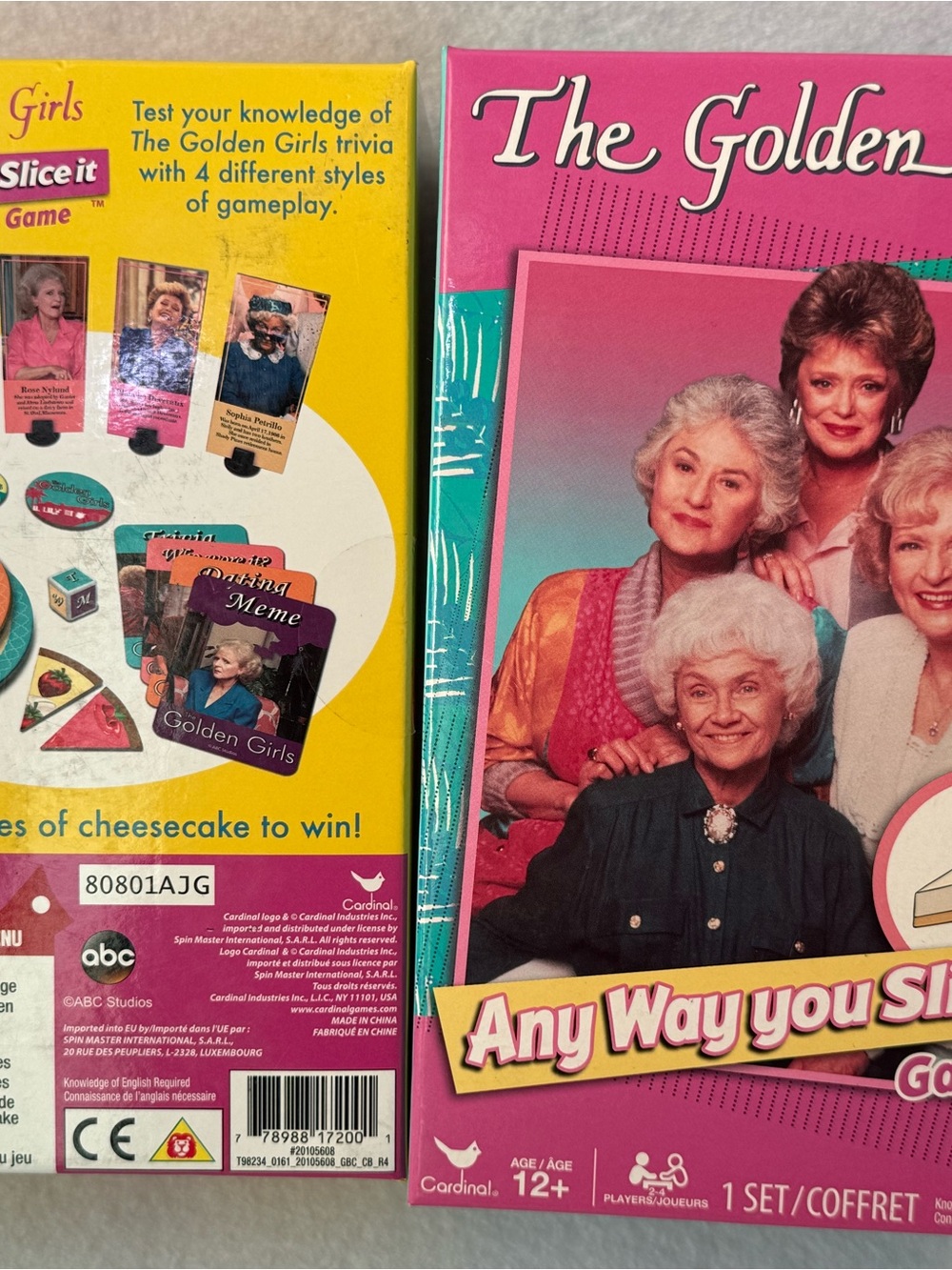 THE GOLDEN GIRLS Any Way You Slice It Game - Brand New Original Seal, party game